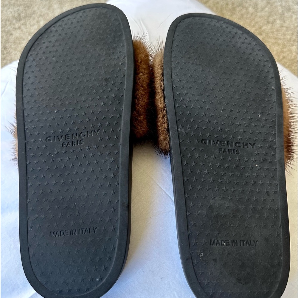 Givenchy Mink Slides. Size 37 (Us Size 7). Authen… - image 5